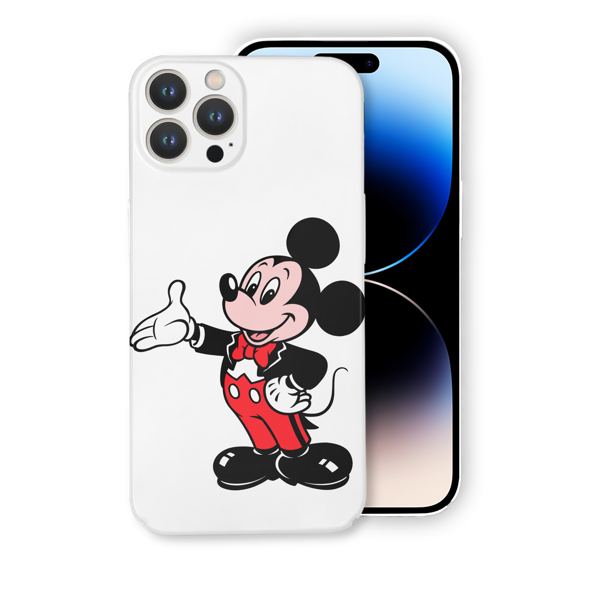 （画像用） ミッキーマウス Mickey Mouse 【iPhone 14シリーズ対応】ハードケース